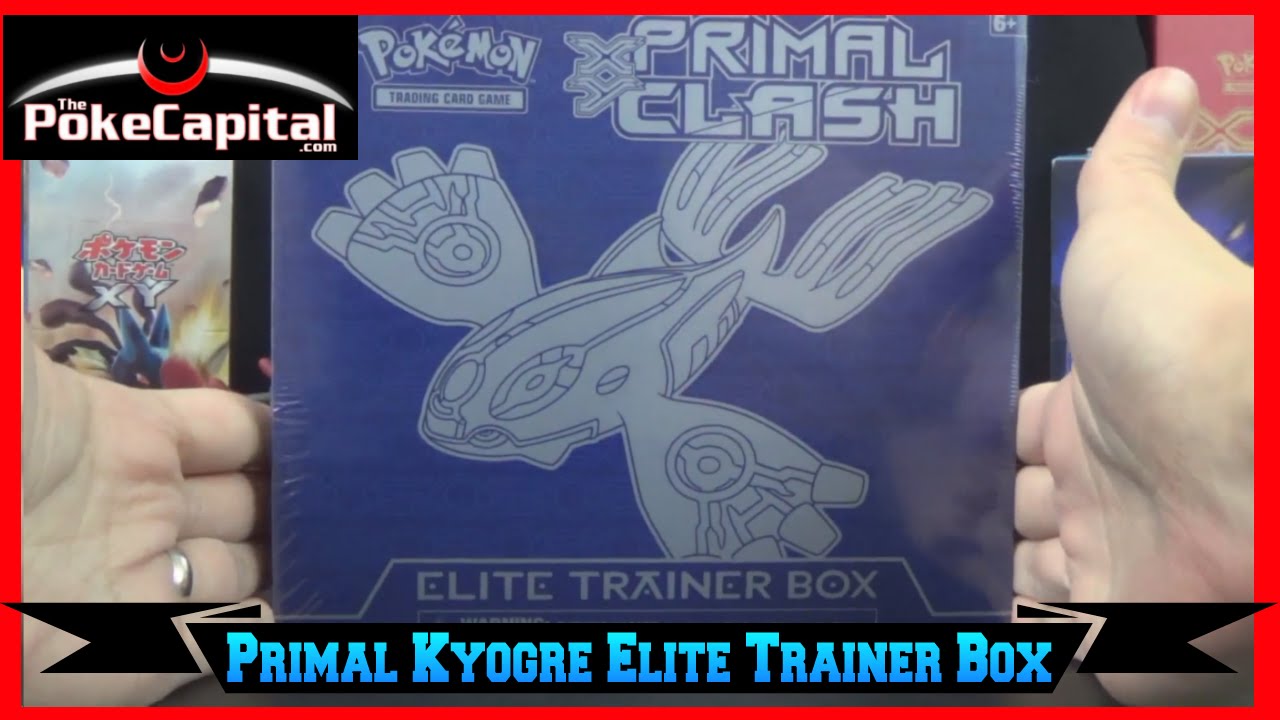Pokemon Cards XY Primal Clash Primal Kyogre Elite Trainer Box Opening