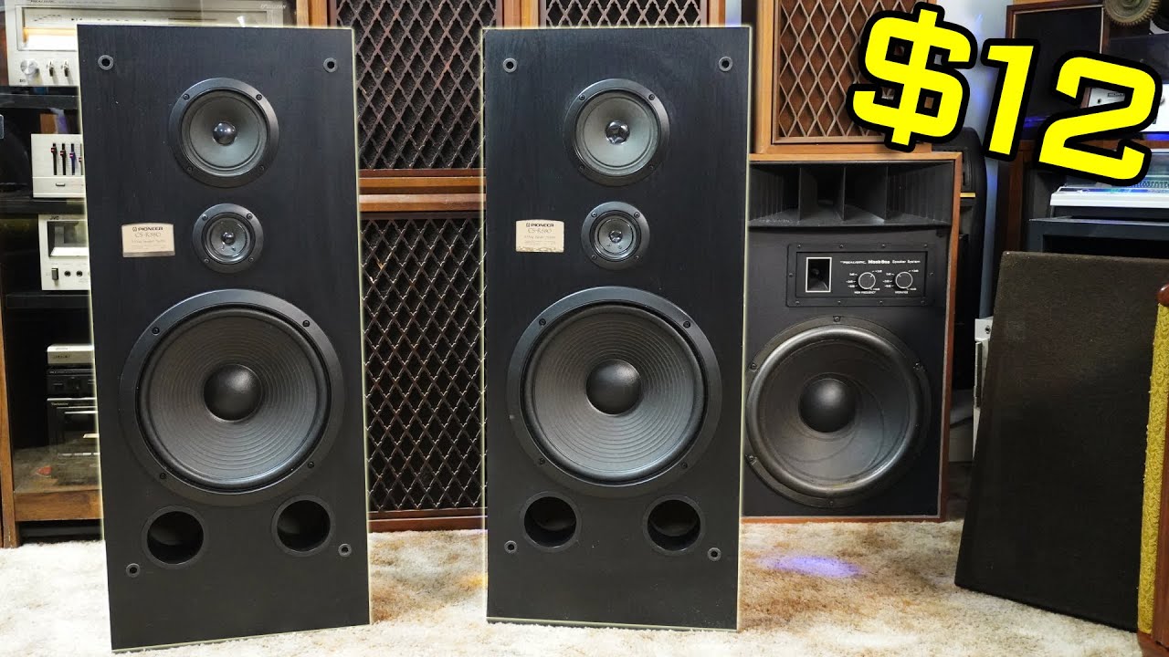 Will a $12 Set of Speakers Outperform Realistic Mach Ones?: Pioneer CS-R580.