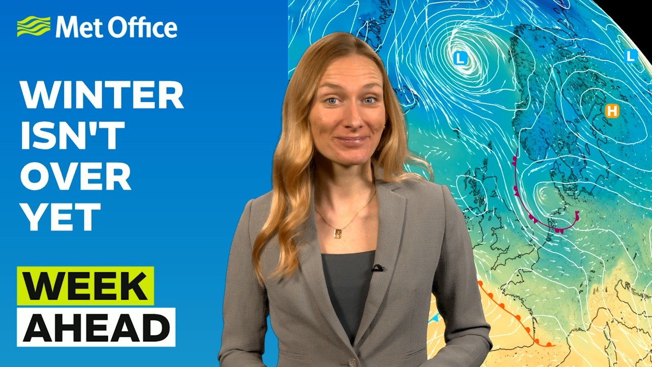 Week Ahead 16/02/2026– Snow midweek – Met Office weather forecast UK