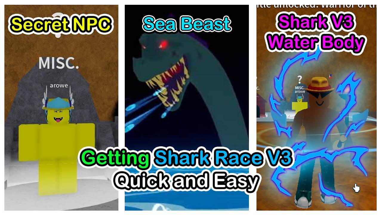 How To Get Shark Race V3 Blox Fruits [Easy Guide 2023]