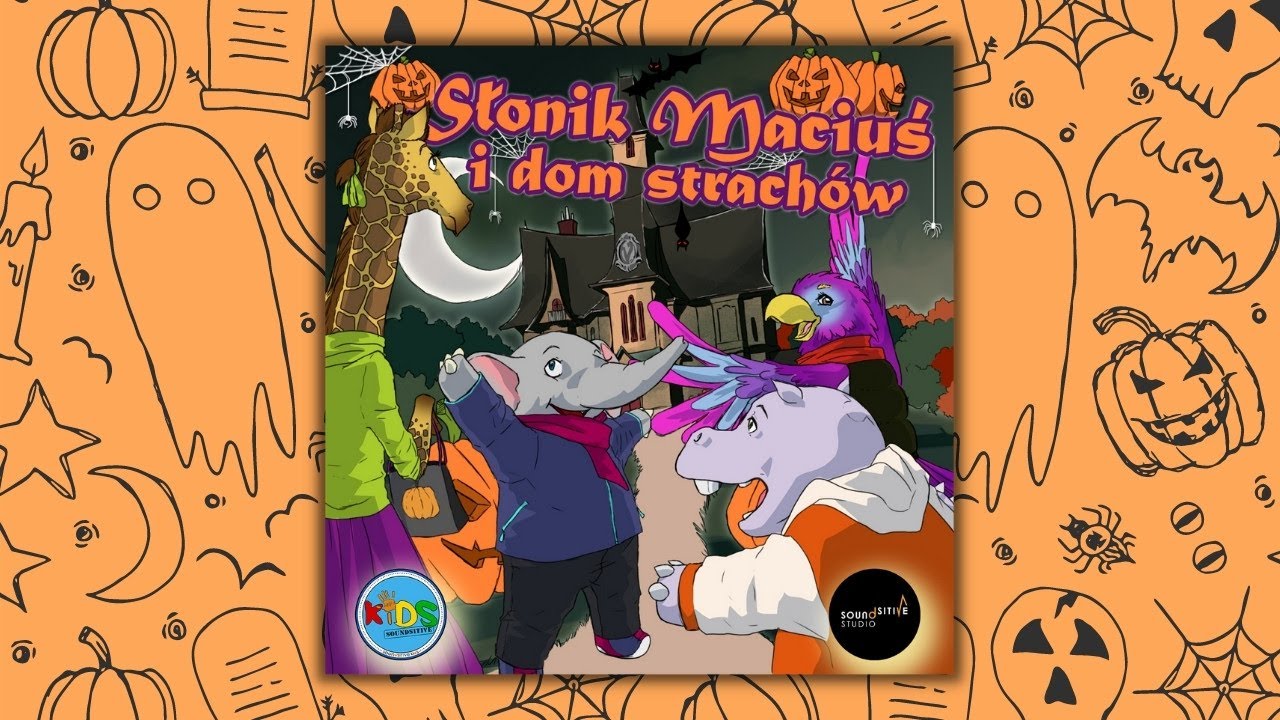 SŁONIK MACIUŚ i DOM STRACHÓW 🎃 słuchowisko | audiobook dla dzieci | bajki dla dzieci 🎧