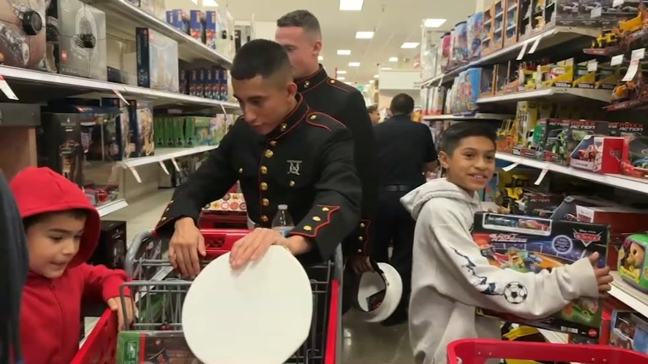 San Mateo County sheriff hosts first-ever 'Shop with a Hero' event for 100 kids