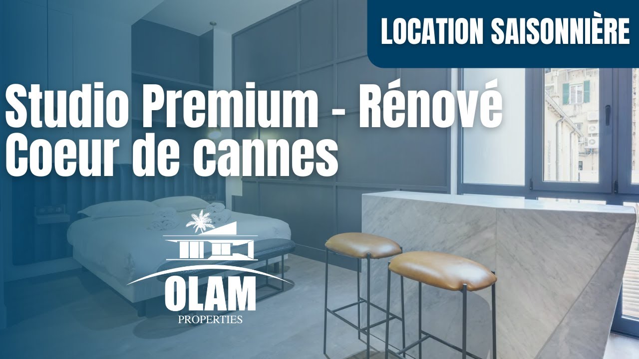 Studio Premium - R&eacute;nov&eacute; - Coeur de Cannes