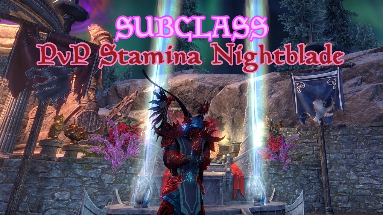 Elder Scrolls Online - PvP Stamina Nightblade Subclass Build