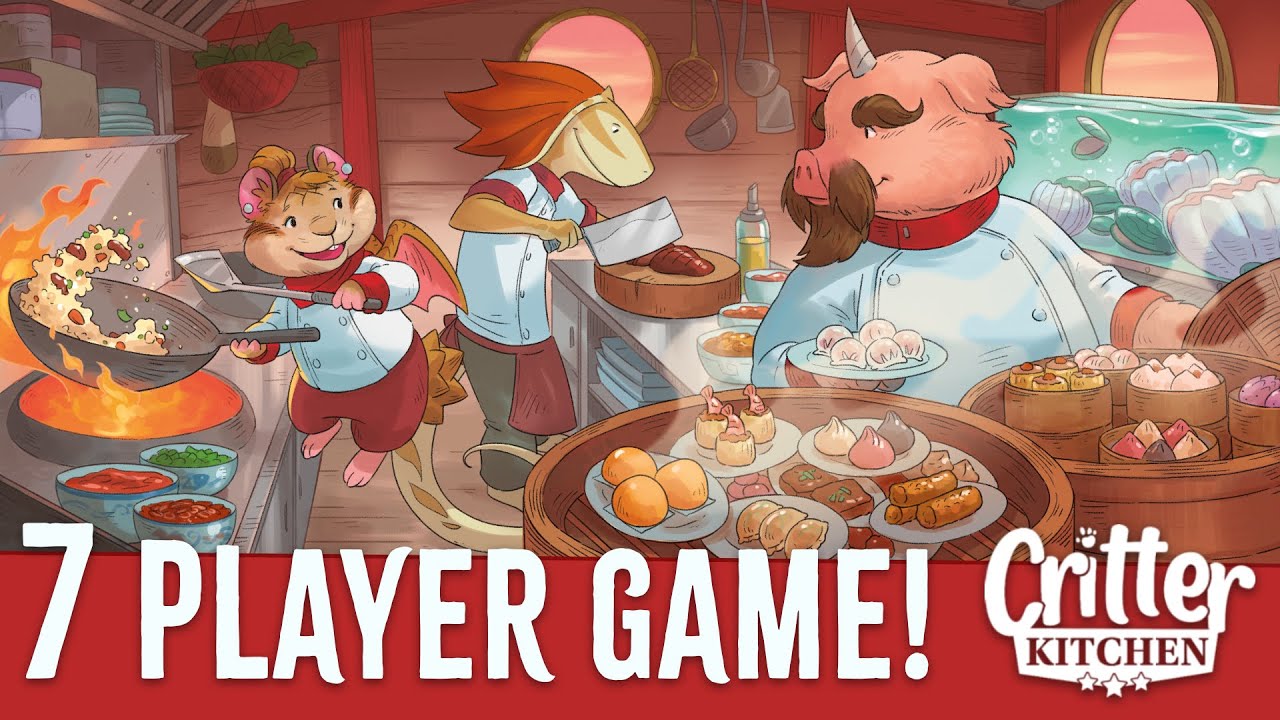 Critter Kitchen - 7 player game w/ content creator chefs! ALL THE GAMEPLAY!