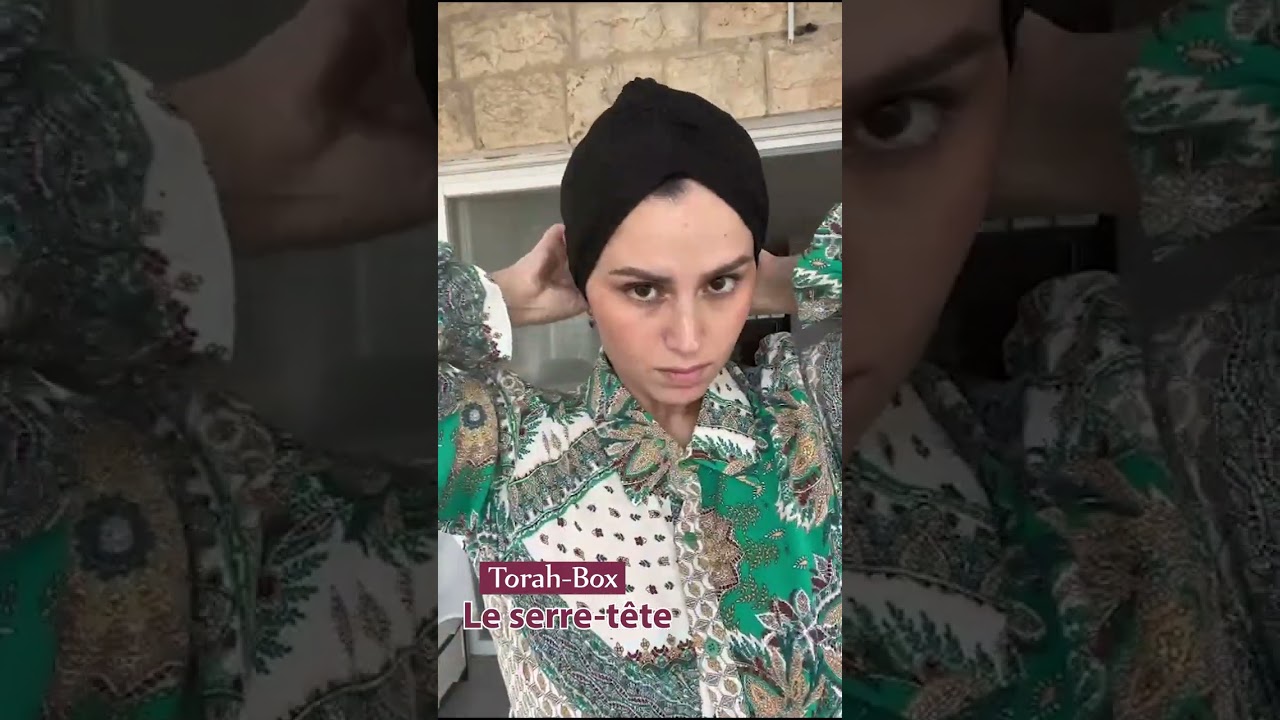 Tuto Foulard : Le serre-t&ecirc;te