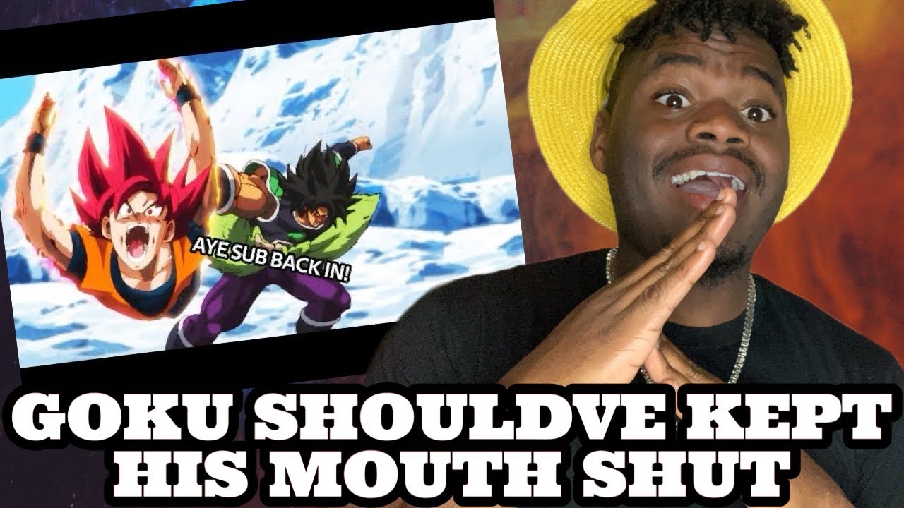 The time GOKU subbed out VEGETA to still get COOKED by BROLY - @Codenamesuper | REACTION