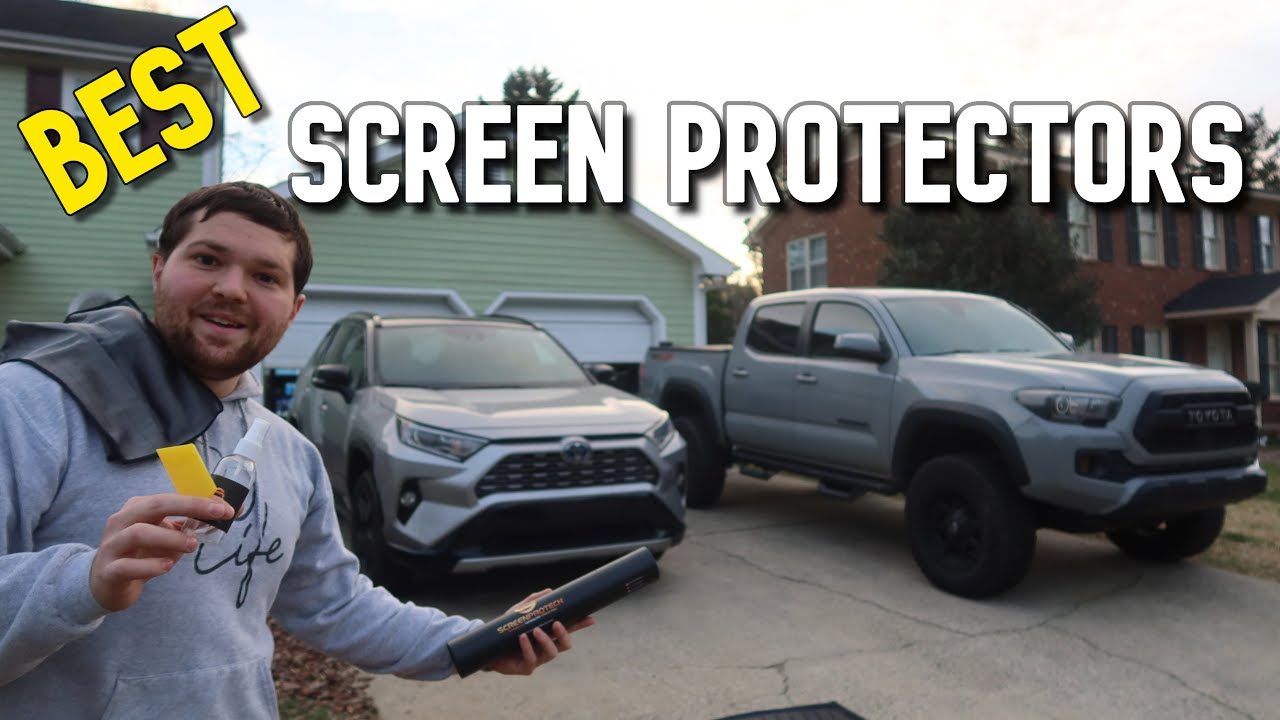 How to install SCREEN PROTECTORS - Toyota Rav4 / Tacoma (Screen PRO Tech)