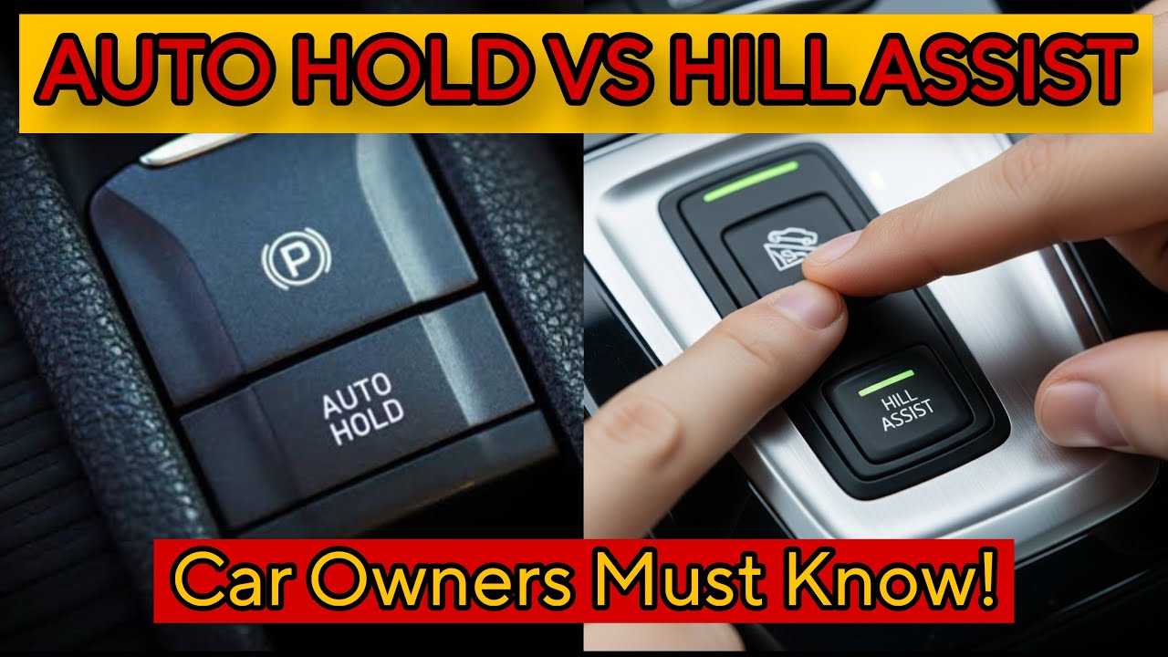 Hill Assist vs Auto Hold &ndash; Difference & Use Explained | Must Know Features in Cars! | Tamil