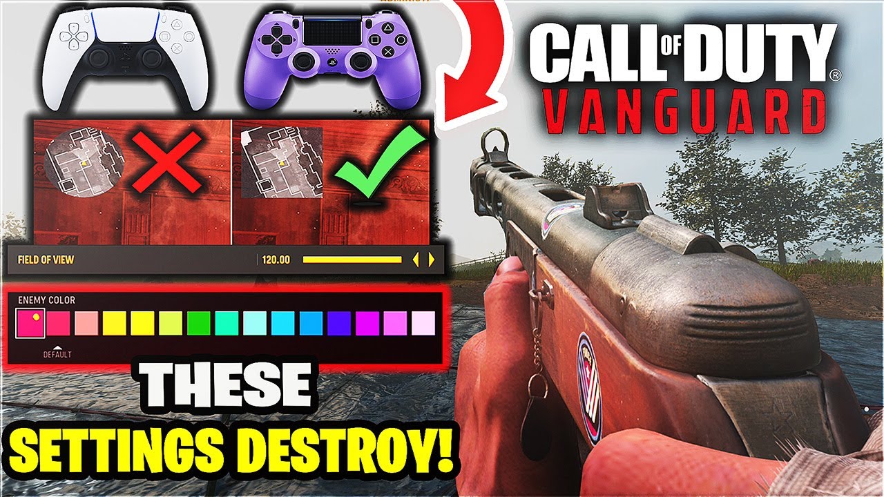 Vanguard: BEST SETTINGS for Controller, Graphics, and Audio Settings (COD Vanguard PS4/PS5 Gameplay)