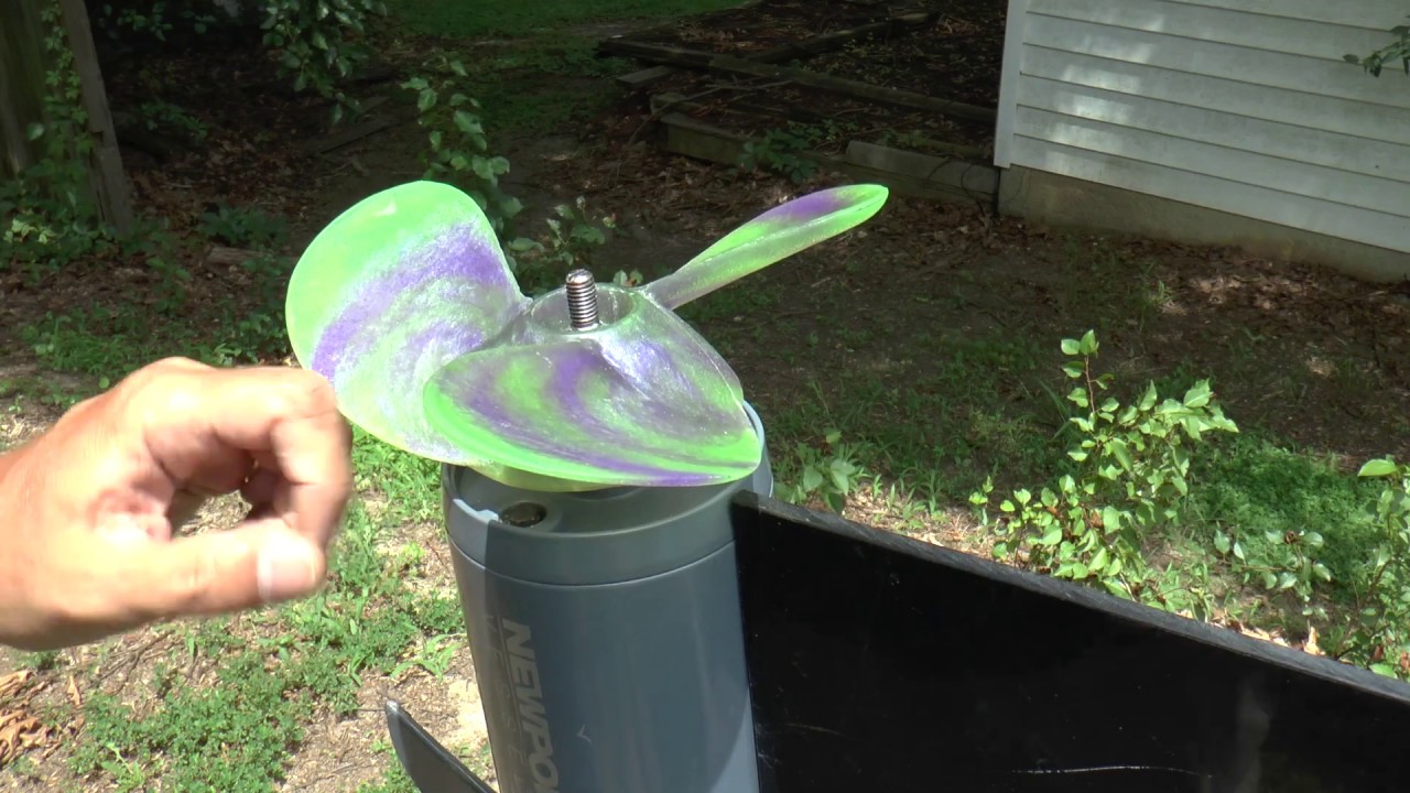 Testing a Small Town Bassin' prop on a Newport Vessels kayak trolling motor