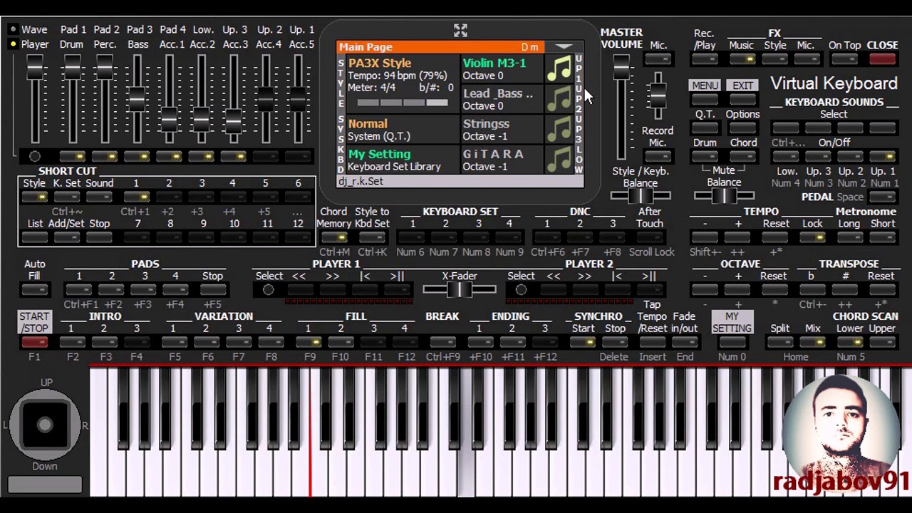 Tar kamanım gəl (Xalq mahnısı) - KORG PA4X Azəri - PC