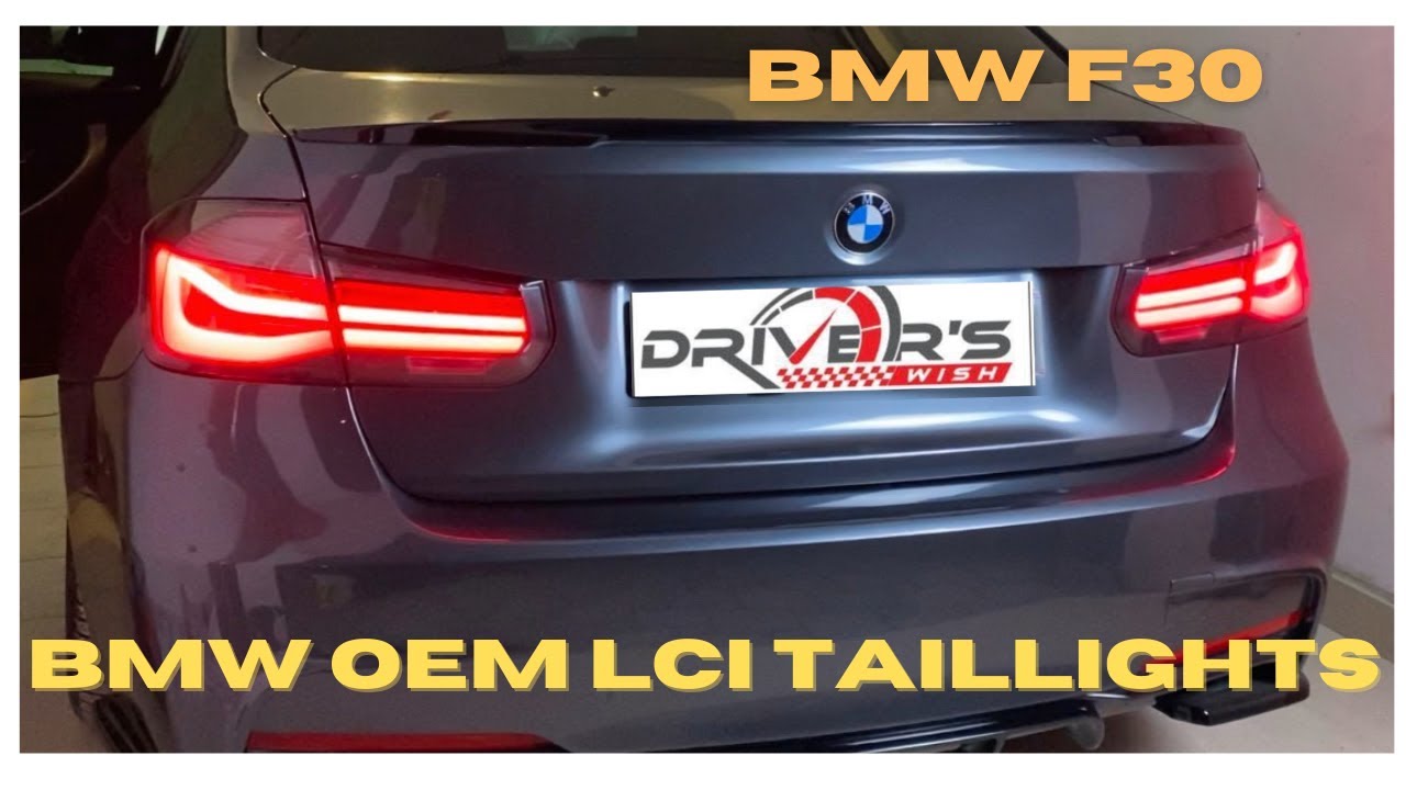 Installing BMW OEM LCI Tailights on my F30