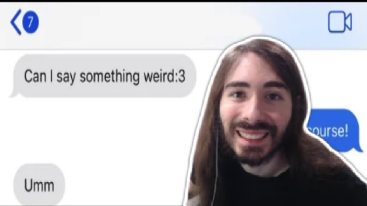 penguinz0 laughs at weird Text Messages
