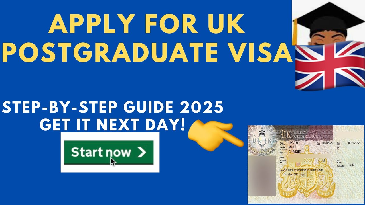 How to apply for UK post graduate visa| Step by step