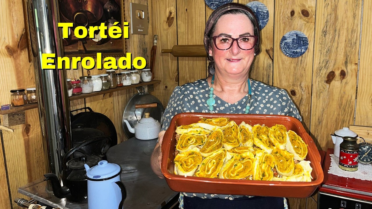 Tortei Enrolado: Uma Delícia Recheada e Irresistível! 🎃✨