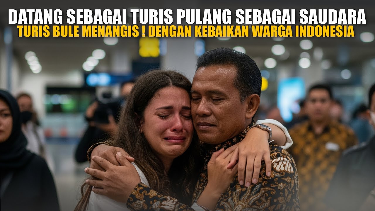 DUNIA TERKAGUM! BULE INI MENANGIS, DATANG SEBAGAI TURIS PULANG SEBAGAI KELUARGA - INDONESIA MENDUNIA