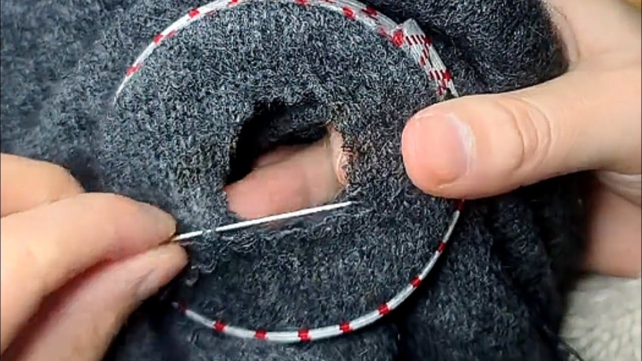 How to perfectly repair a hole in a knitted sweater at home