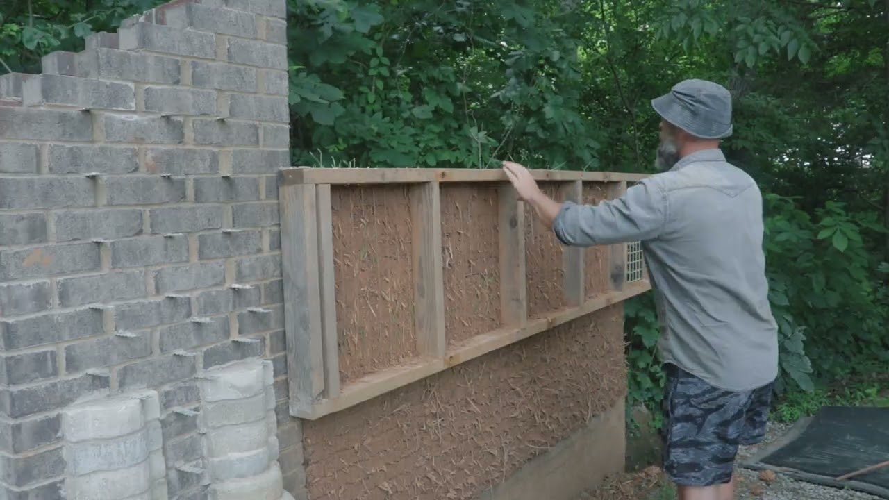 Removing Cob Forms - Building Cob Walls with The Cob Slipform Method