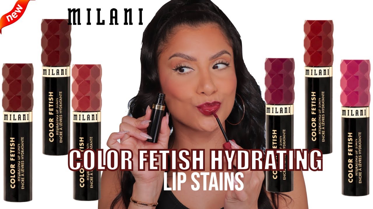 *new* MILANI COLOR FETISH HYDRATING LIP STAINS +NATURAL LIGHTING SWATCHES & EAT TEST| MagdalineJanet
