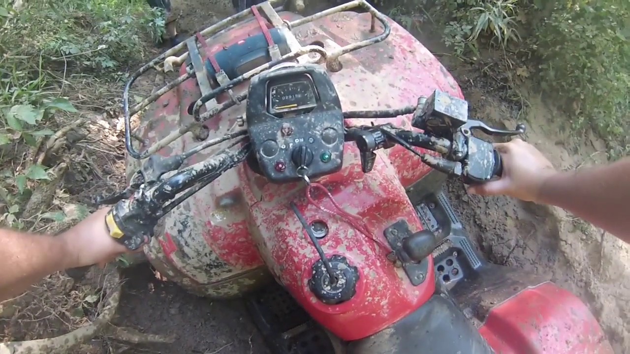 Suzuki Eiger 400 4x4 Mud, Steep Hills and Quarry
