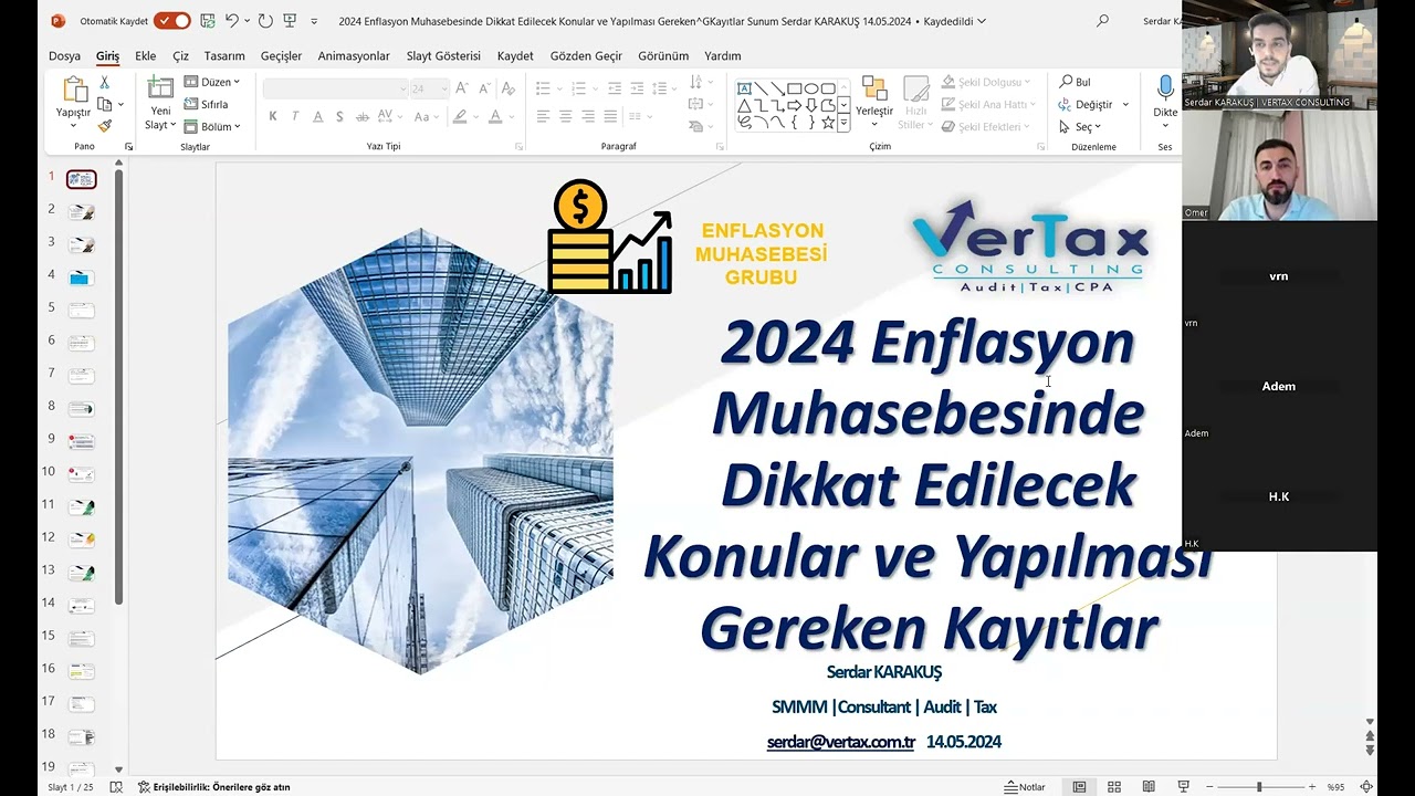 2024 Enflasyon Muhasebesinde Dikkat Edilecek Konular ve Yapılması Gereken Kayıtlar