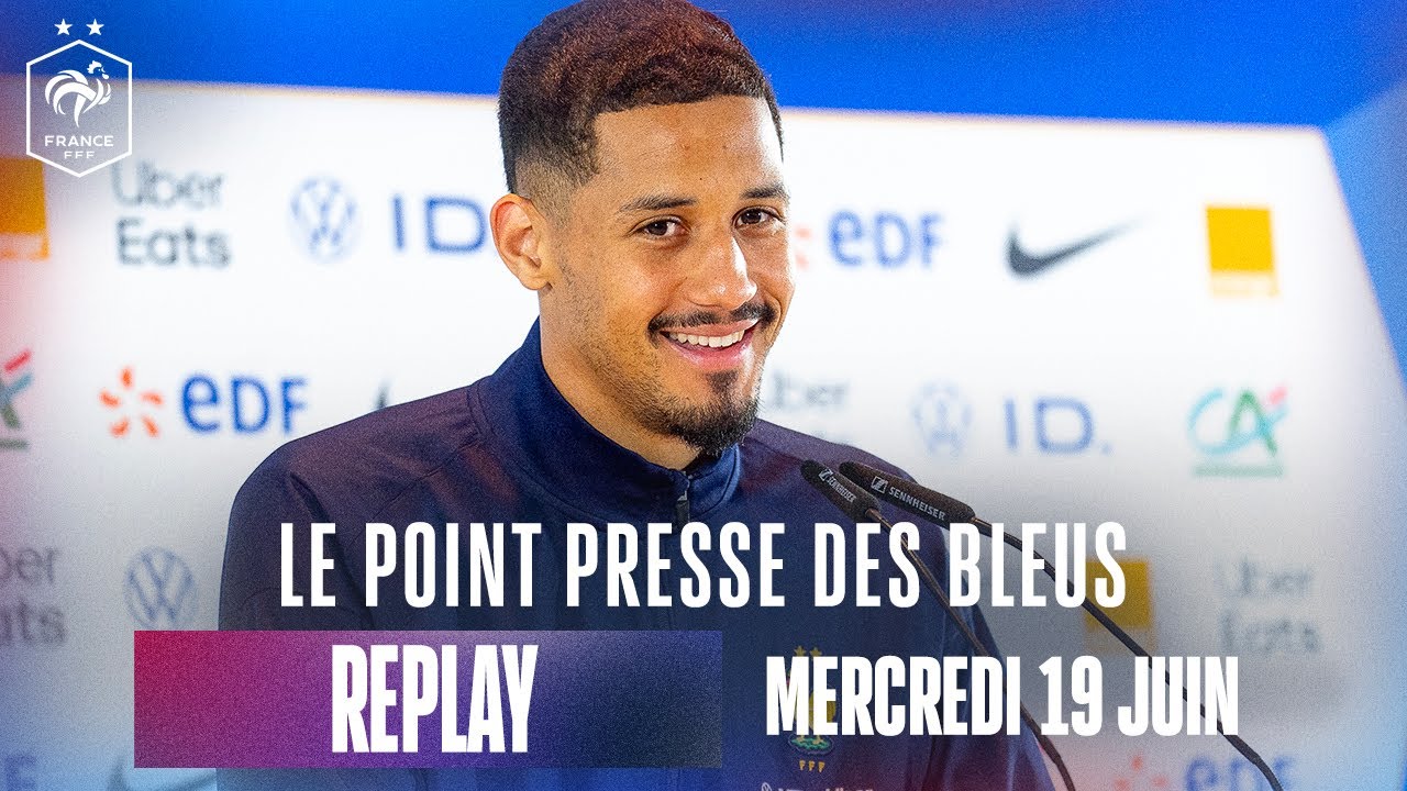Replay: La conférence de presse de William Saliba et Adrien Rabiot
