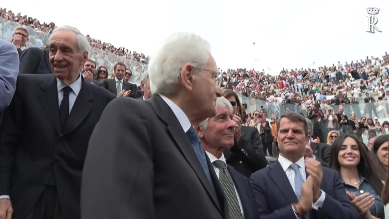 Internazionali d'Italia, Mattarella assiste alla finale femminile sul Centrale