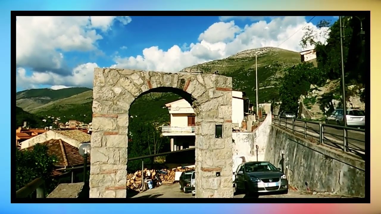 Itri, Italy - the medieval city with a castle