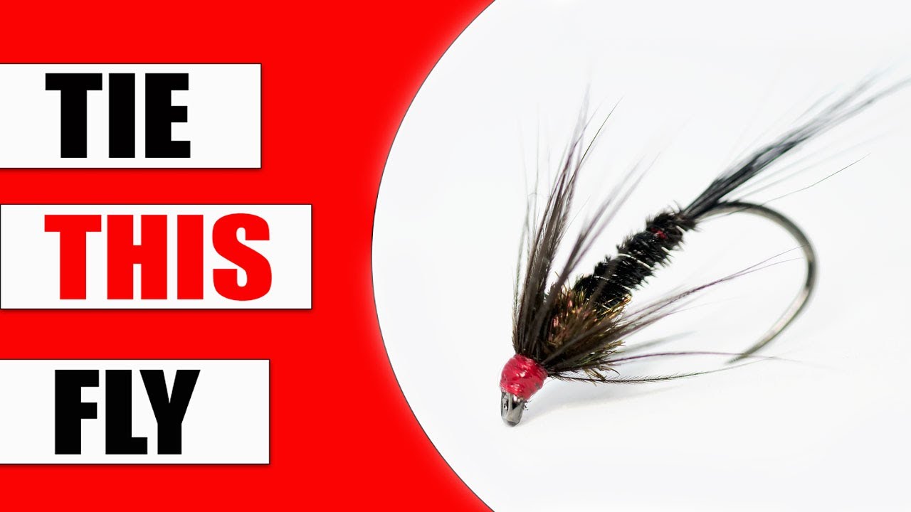 How to tie a Black Cruncher #flytying #flyfishing #fishing