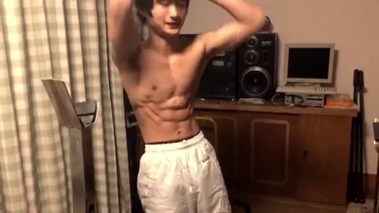 [中学生筋肉]平蔵とイチの筋肉ポージング！