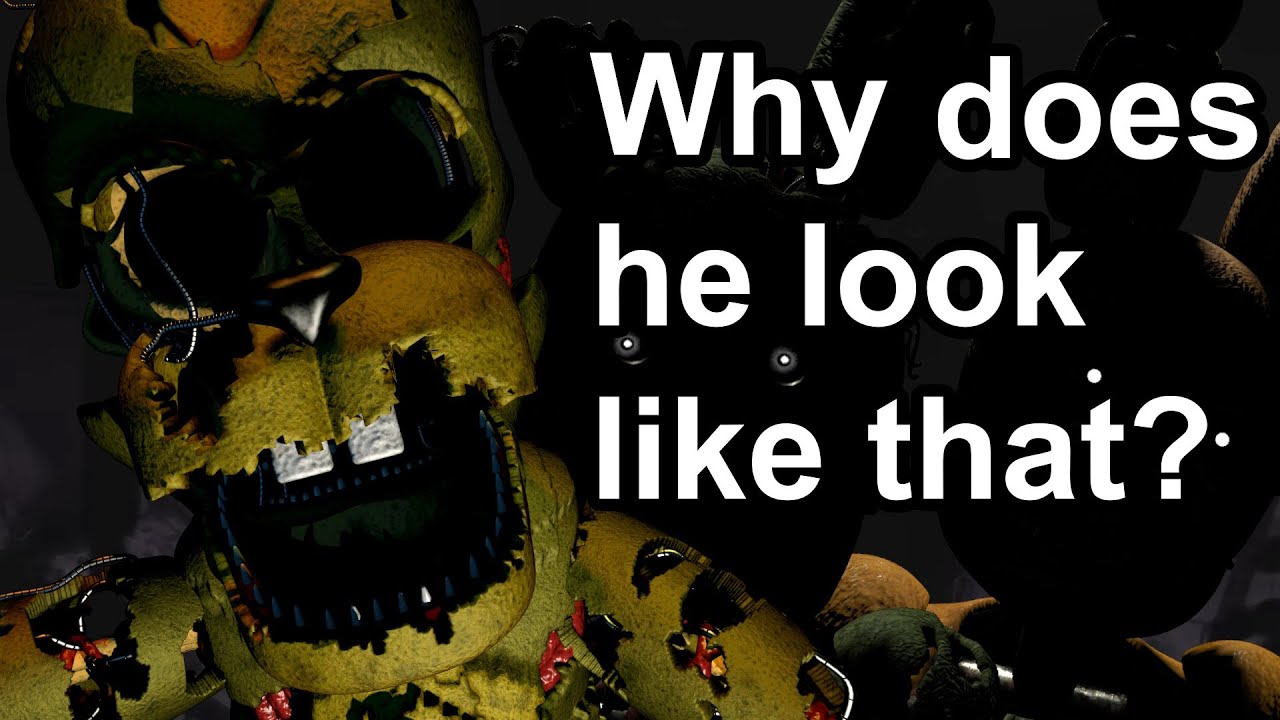 I found a reason for Afton to look so weird