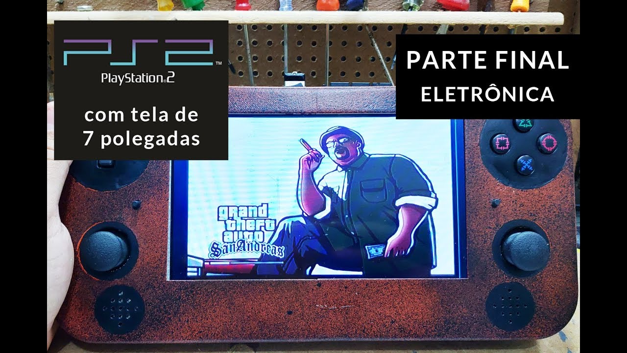 PLAYSTATION 2 PORTÁTIL COM TELA DE 7 POLEGADAS - PARTE 4 FINAL