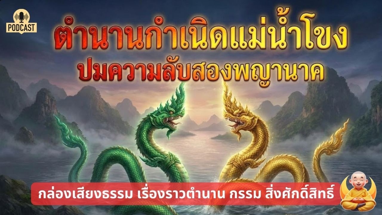 ตำนานกำเนิดแม่น้ำโขง ปมความลับสองพญานาค | กล่องเสียงธรรม