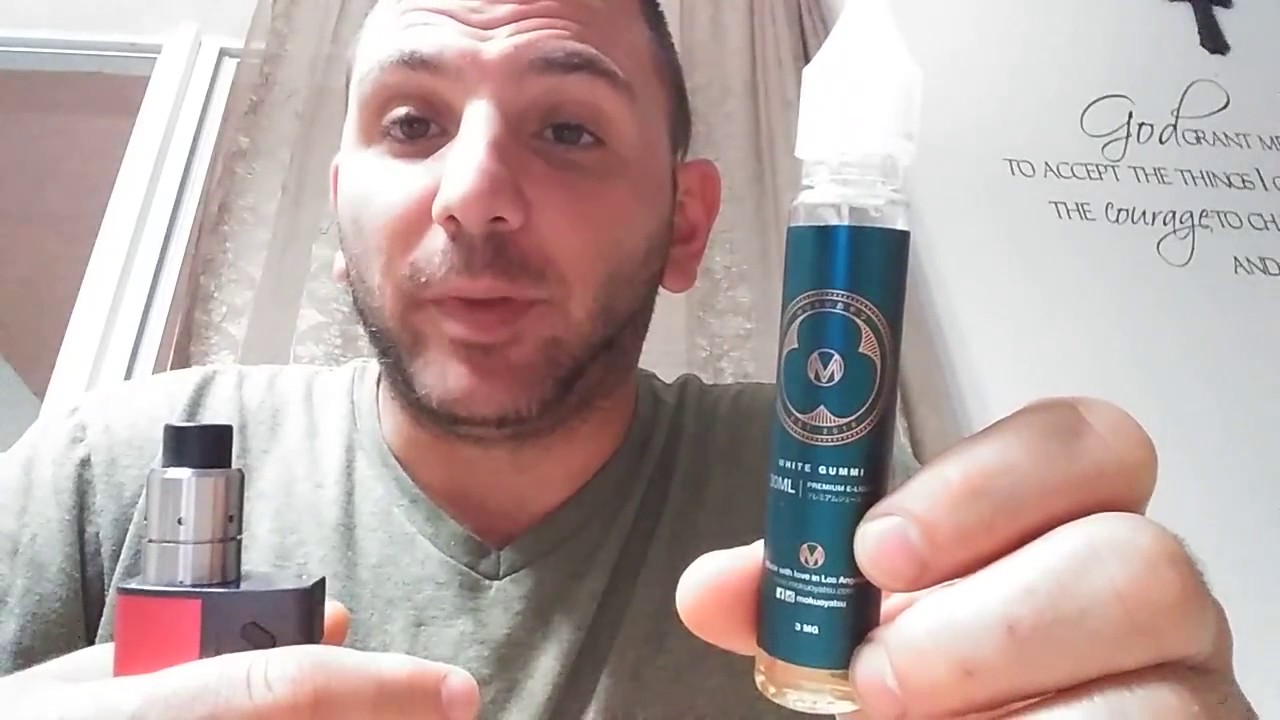 MOKU Oyatsu WHITE GUMMI VAPE LIQUID REVIEW