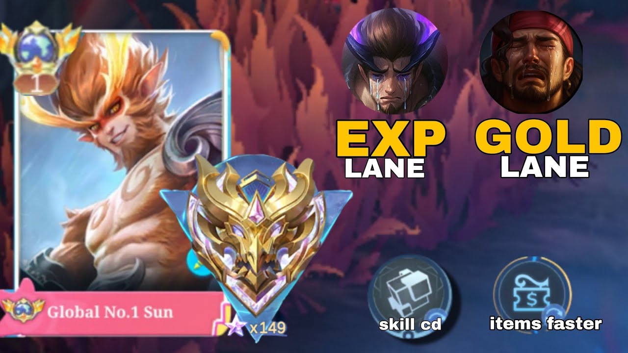 FINALLY BEST BUILD FOR SUN .. DOMINATE ANY HERO...FULL GAMEPLAY 149 STAR ⭐⭐..#sunmlbb #mlbb 