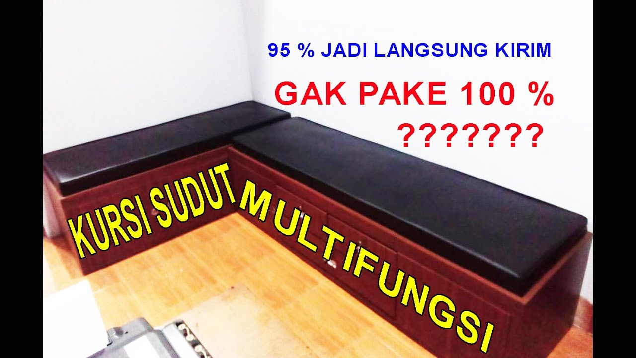 KURSI SUDUT MINIMALIS MULTIFUNGSI || Furniture || friend wood furniture