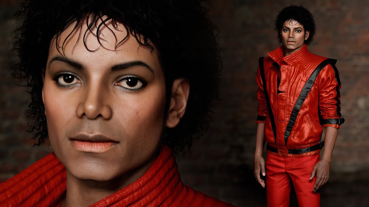 3D Model of Michael Jackson - Thriller (Real Time) | The King of Pop Brought Back to Life!