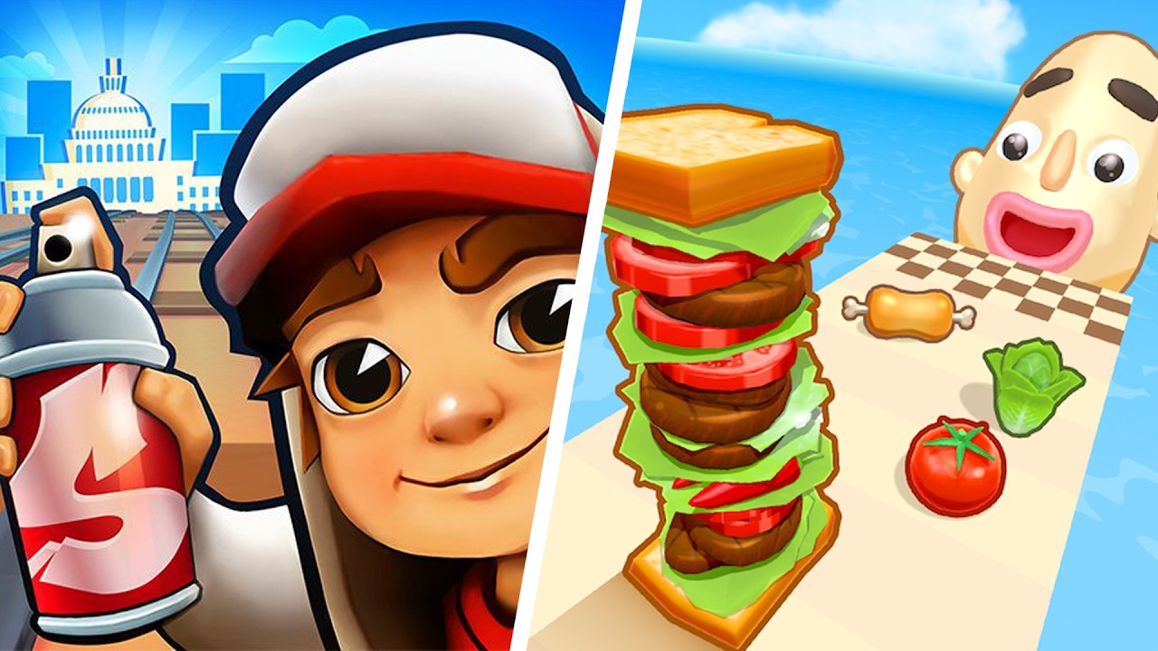 Subway Surfers vs Sandwich Runner Funny gameplay - Andriod , ios #15
