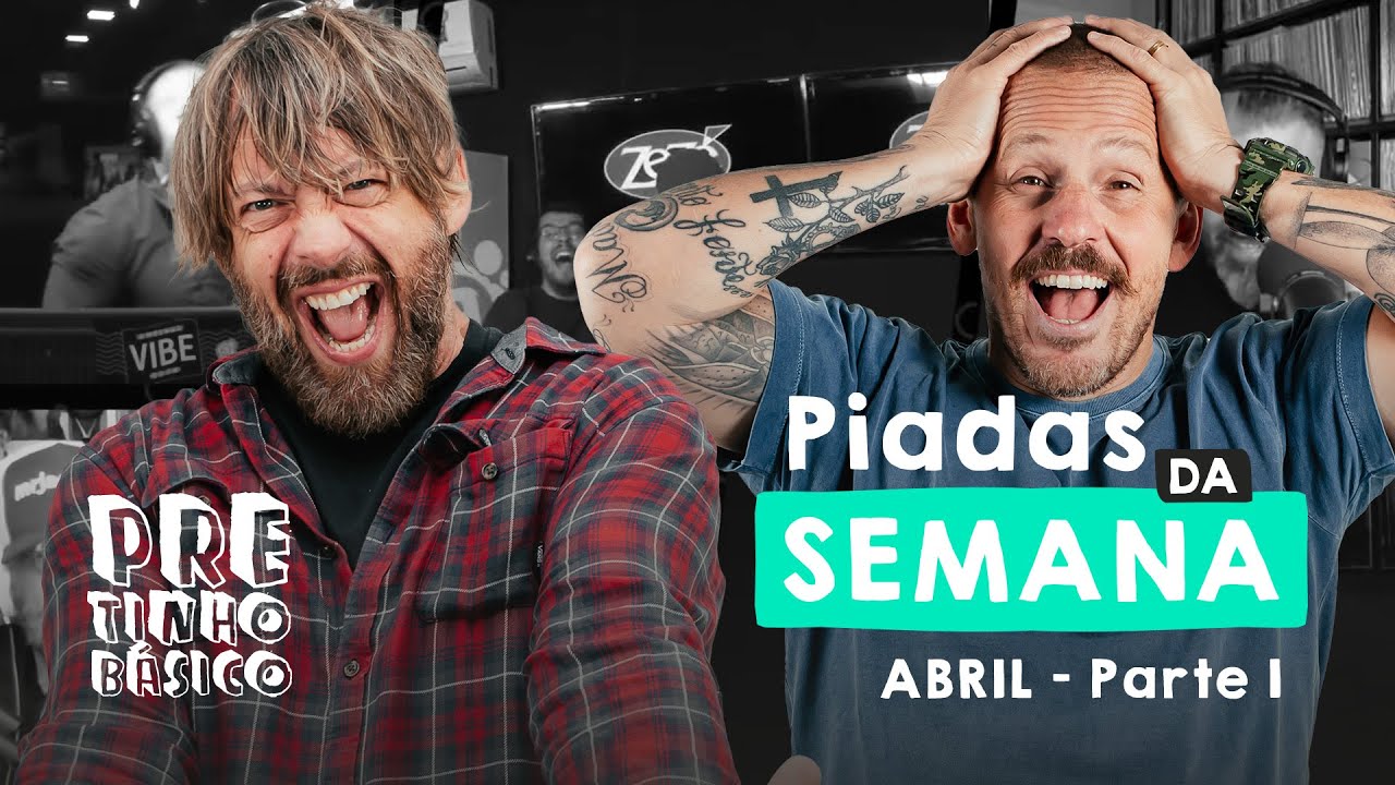 Joãozinho na Igreja e Mestre Chen! - AS MELHORES PIADAS DE ABRIL (1/2) | #pretinhobasico