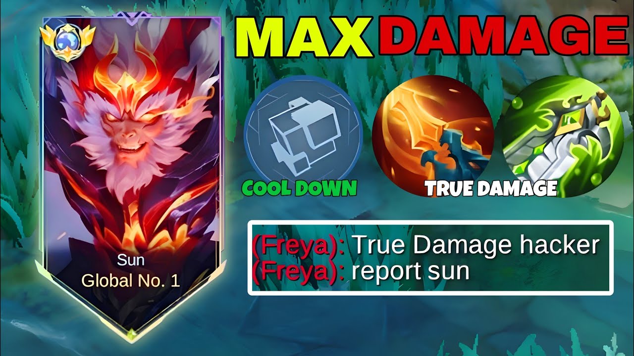WHEN SUN ABUSE THIS NEW MAX DAMAGE EMBLEM AND BUILD 2025!