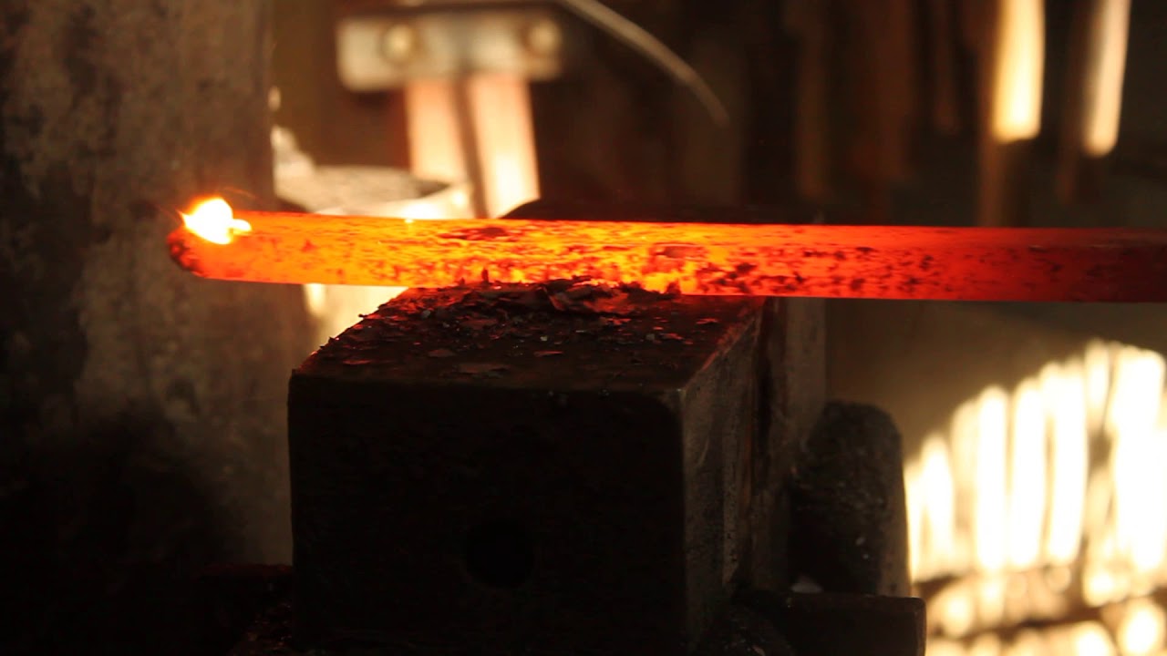 Iron Bloom Forging