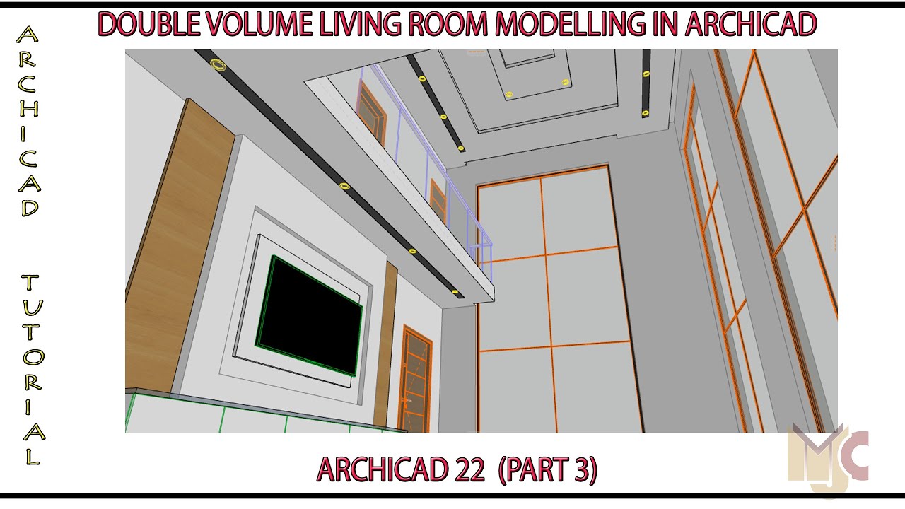 INTERIOR MODELLING IN ARCHICAD(FINAL PART) #graphisoft #archicad