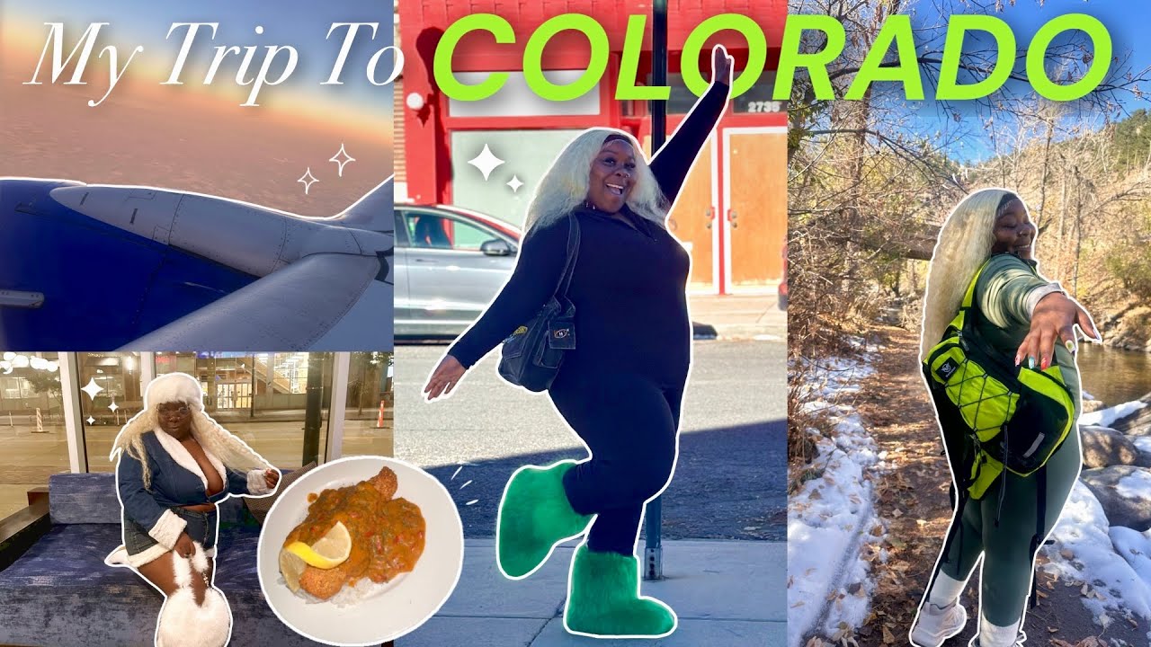 VLOG | MY TRIP TO DENVER COLORADO ( FOOD REVIEW + WALKING TRAIL + STUCK IN THE MOUNTAINS + ETC)