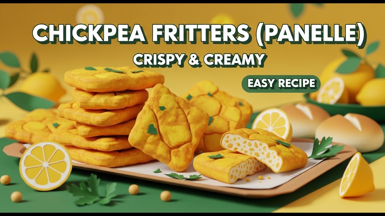 Golden Crisp: Chickpea Fritters (Panelle) Recipe – Classic Sicilian Street Food
