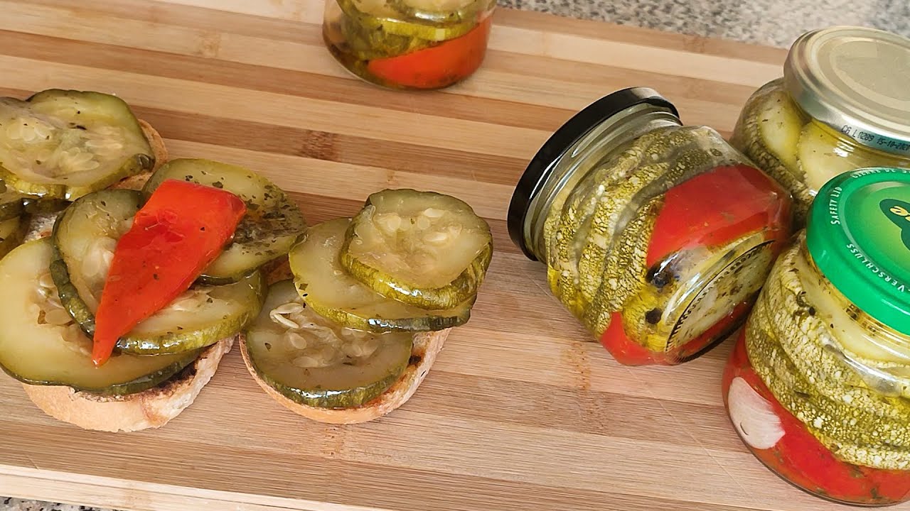 Zapallos Italiano en Escabeche