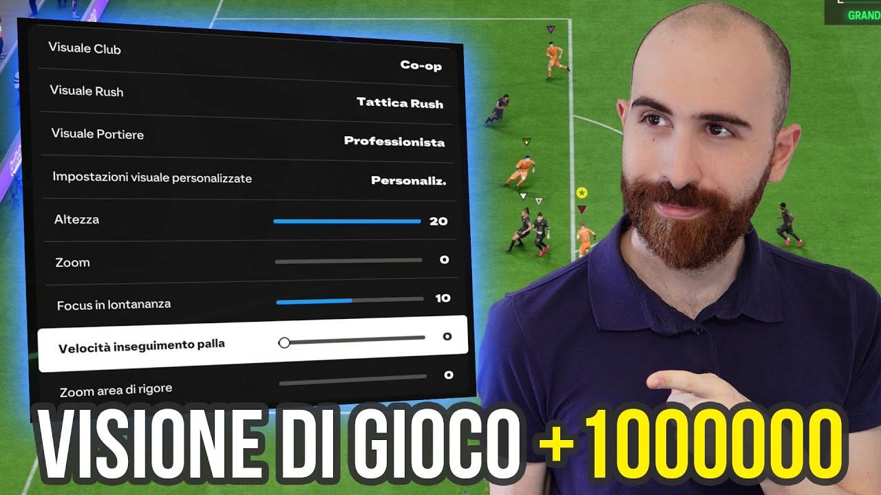 MIGLIOR TELECAMERA e IMPOSTAZIONI VIDEO e VISUALE per FC 25