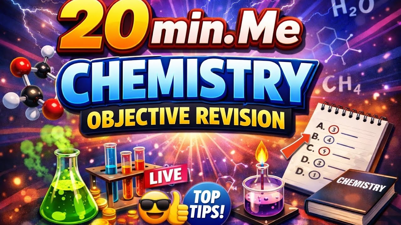 20 Min Me Chemistry Complete Objective Revision With Previous year paper 🔥 | Most Expected MCQs 2026