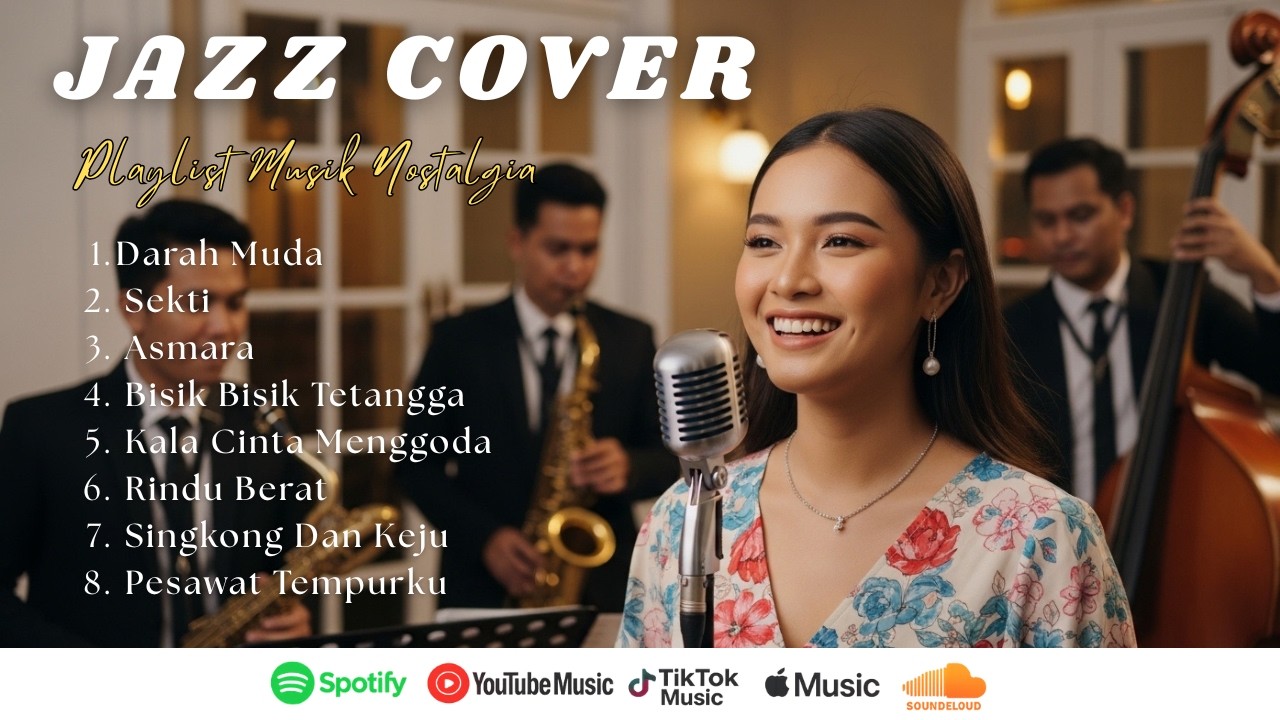 Playlist Cover Jazz Fusion Lagu Indonesia Terbaru | Musik Jazz Indonesia untuk Menemani Malam10