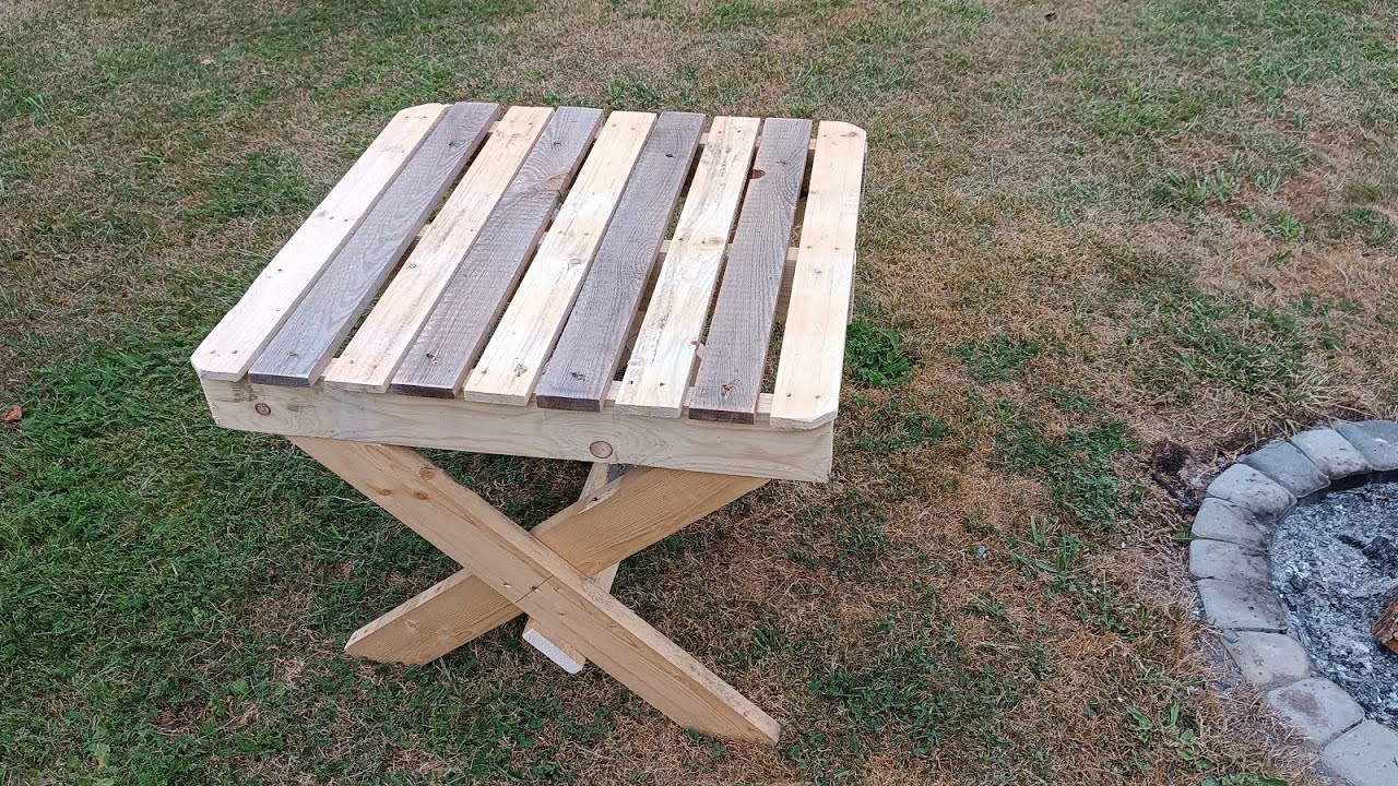 Stół z palet. How to make a table from pallets.